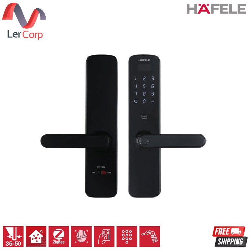 (Hafele) ชุดล็อคประตูระบบดิจิตอล DL7100 พร้อม ZigBee และ Gateway(499.21.198)