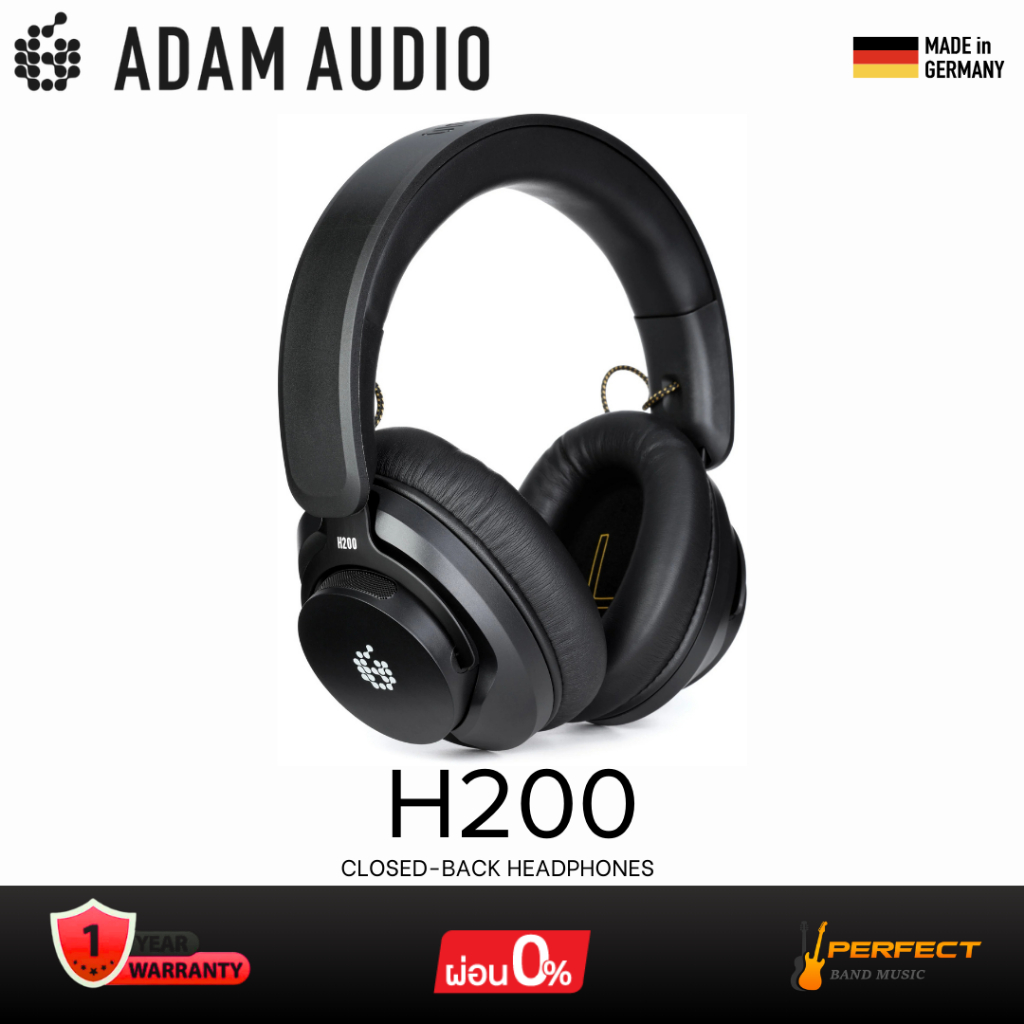 หูฟังมอนิเตอร์ครอบหู ADAM Audio H200 Closed-back Headphones * กรุณาสอบถามก่อนสั่งซื้อ *