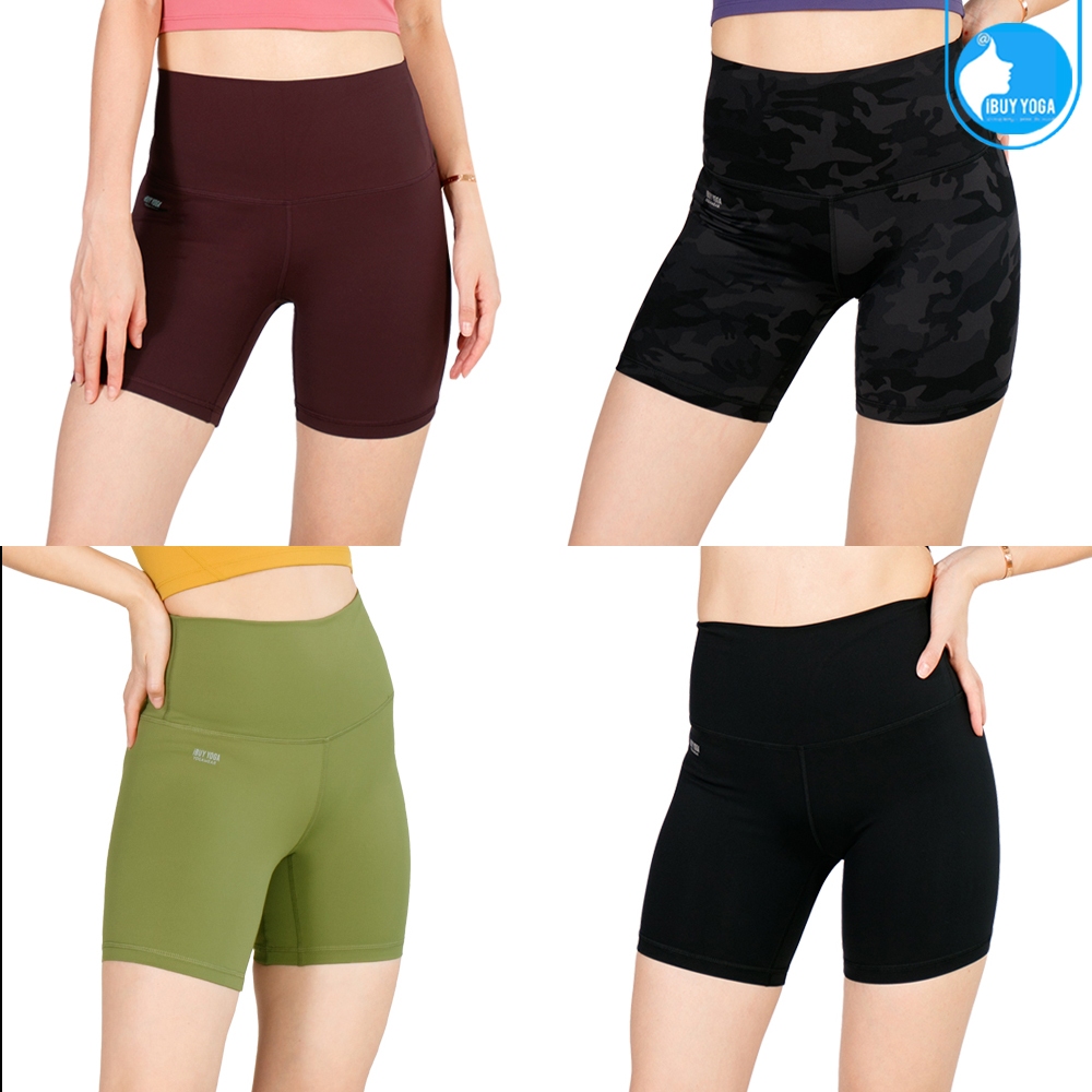 🔥IBY Bermuda Yoga Short Biker กางเกงโยคะขาสั้นทรง 2 ส่วน เอวสูง เก็บหุ่นสวยแบบสายสปอร์ต