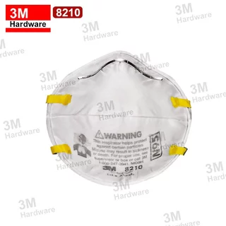 3M 8210 หน้ากากป้องกันฝุ่น ละออง N95 20ชิ้น/กล่อง สายรัดศรีษะ (ของแท้)