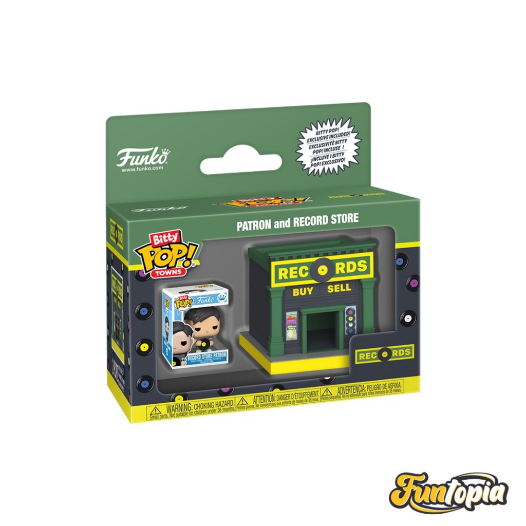 Funko Bitty POP! (93098) Patron & Record Store Bitty POP! Town: Bitty City by Funko