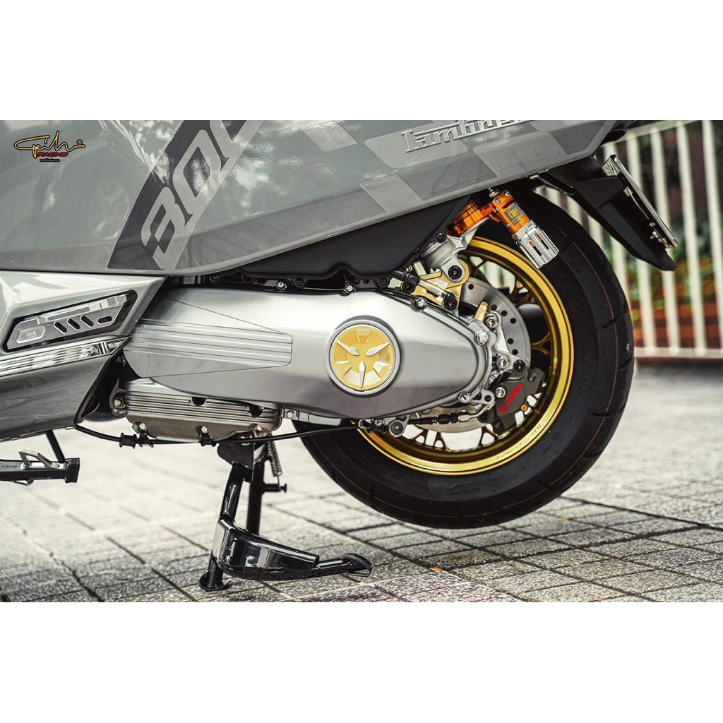 GH Racing ฝาปิด แคร้ง Lambretta X300 อลูมิเนียม cnc ฝาปิดคลัทช์ แลมเบรตต้า