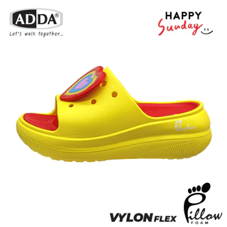 ADDA x HAPPY SUNDAY ลิขสิทธิ์แท้ Pillow Form รองเท้าแตะ สำหรับผู้หญิง รุ่น 5PF08W3 (ไซส์ 4-7)