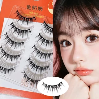 (Ready to ship) Korean False Eyelash! Shipped from Thailand，5 Pairs thick and natural false eyelashes