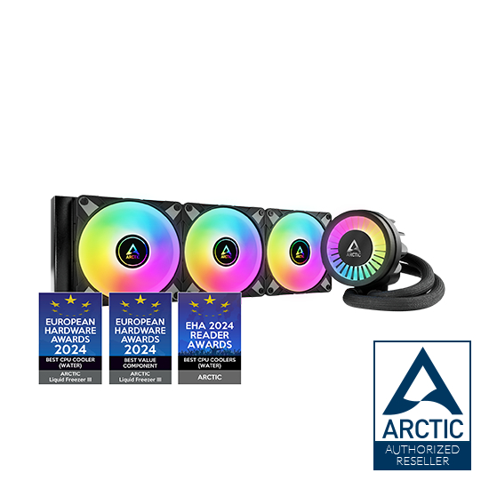 ARCTIC LIQUID FREEZER III 420 A-RGB BLACK (CPU LIQUID COOLER / ชุดระบายความร้อนซีพียูด้วยน้ำ)