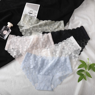 ลูกไม้บริสุทธิ์💥กางเกงในสตรี ทำจากลูกไม้แท้ ไร้ตะเข็บ เซ็กซี…