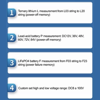 6133A มิเตอร์ไฟฟ้าดิจิตอล DC8-100V LCD โวลต์มิเตอร์จอแสดงผล LCD พร้อมสายเคเบิล