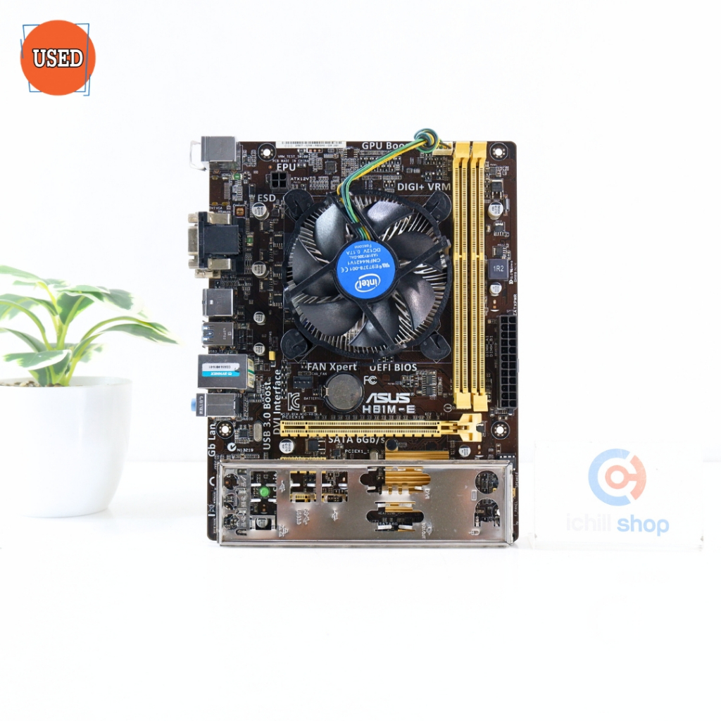 ชุดซีพียูพร้อมเมนบอร์ด CPU: INTEL CORE I5-4460 + MB: ASUS H81M-E P17309