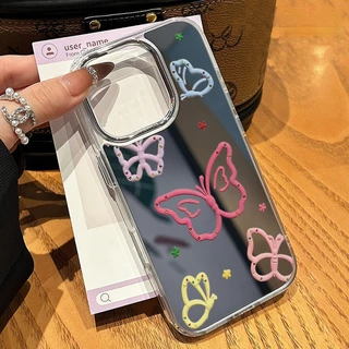 COD Case เคส iPhone 17 16 15 14 13 12 11 Pro Max เคสไอโฟน11 16 pro max Case ลายดอกไม้ กรณีโทรศัพท์มือถือชุบกระจก