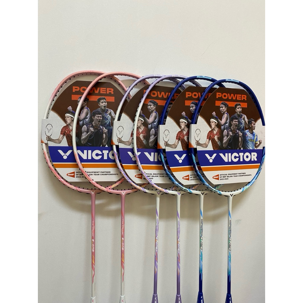 ไม้แบดมินตัน VICTOR TK-ONE แถมเอ็นVS-66+ประกัน180วันจากVICTOR (โปรดอ่านรายละเอียด)