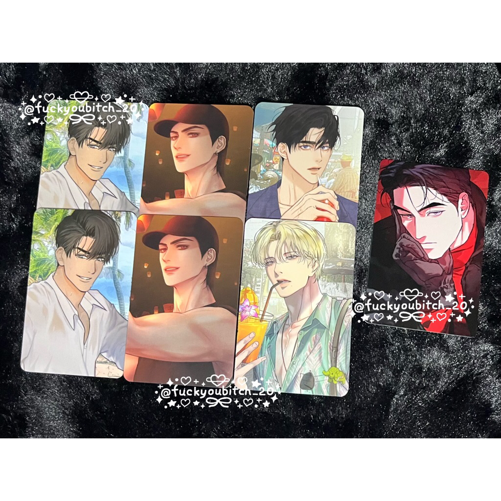 การ์ดมันฮวา feel the red boomtoon lezhin manhwa photocard