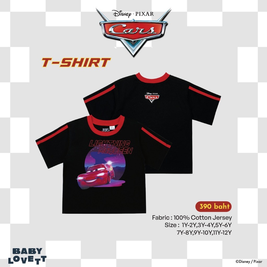 [Babylovett] 16 Lightning Mcqueen - T-Shirt