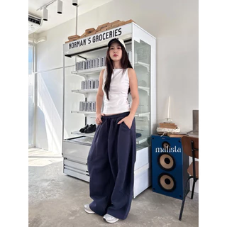 MALISTA - Locker trousers กางเกงวอมทรงBarrel