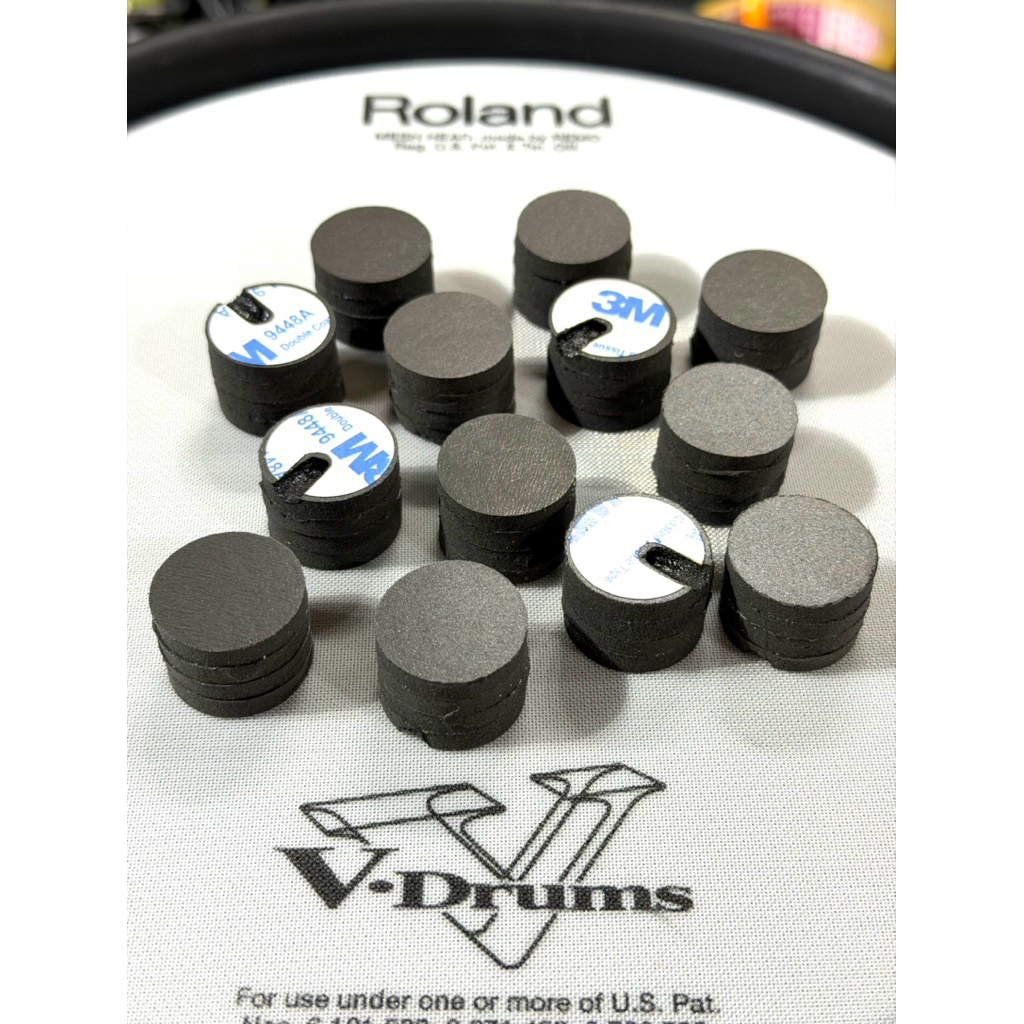 ฟองน้ำ ลูกยาง แป้นกลองไฟฟ้า Roland ใช้กับรุ่น PDX6 PDX8 PDX12 มือ1