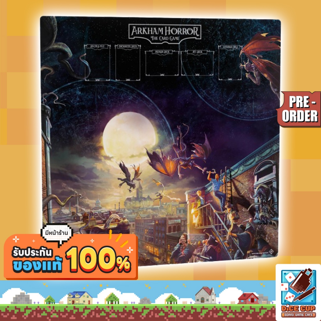 [พรีออเดอร์ ของแท้] Arkham Horror Center Game Mat 70x70 cm Board Game