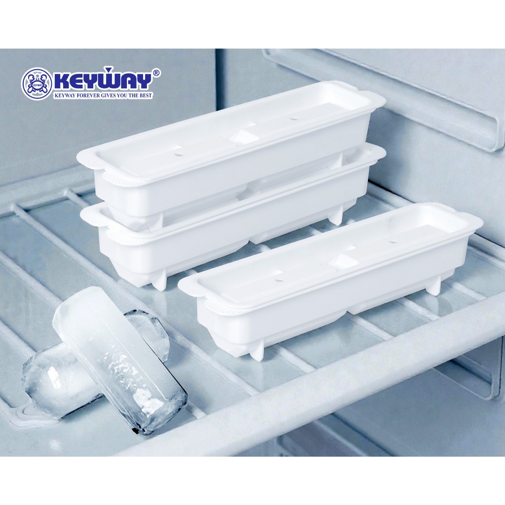ที่ทำน้ำแข็ง 2 ช่อง ถาดทำน้ำแข็งทรงเหลี่ยม แม่พิมพ์ทำน้ำแข็ง KEYWAY