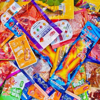 ขนมล่าเถียวคละแบบ 100 ห่อ (คละรสชาติมากกว่า15 รส)