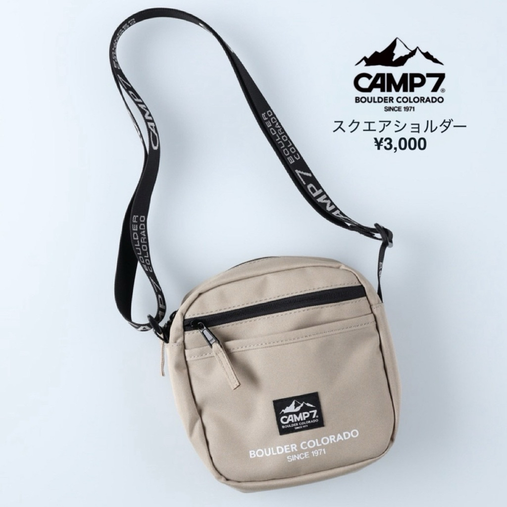 [CAMP7] Square shoulder bag