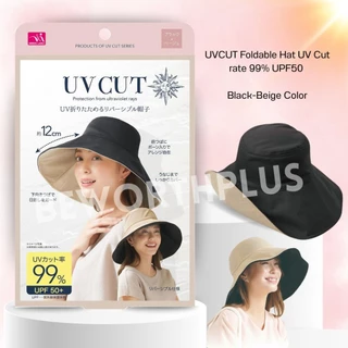 [พร้อมส่ง] UVCUT Foldable Hat UV Cut rate 99% UPF50 หมวกกันแดด UV แบบพับได้ COOL