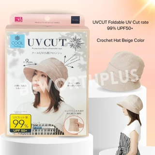 [พร้อมส่ง] UVCUT Foldable Hat UV Cut rate 99% UPF50 หมวกกันแดด UV แบบพับได้ COOL