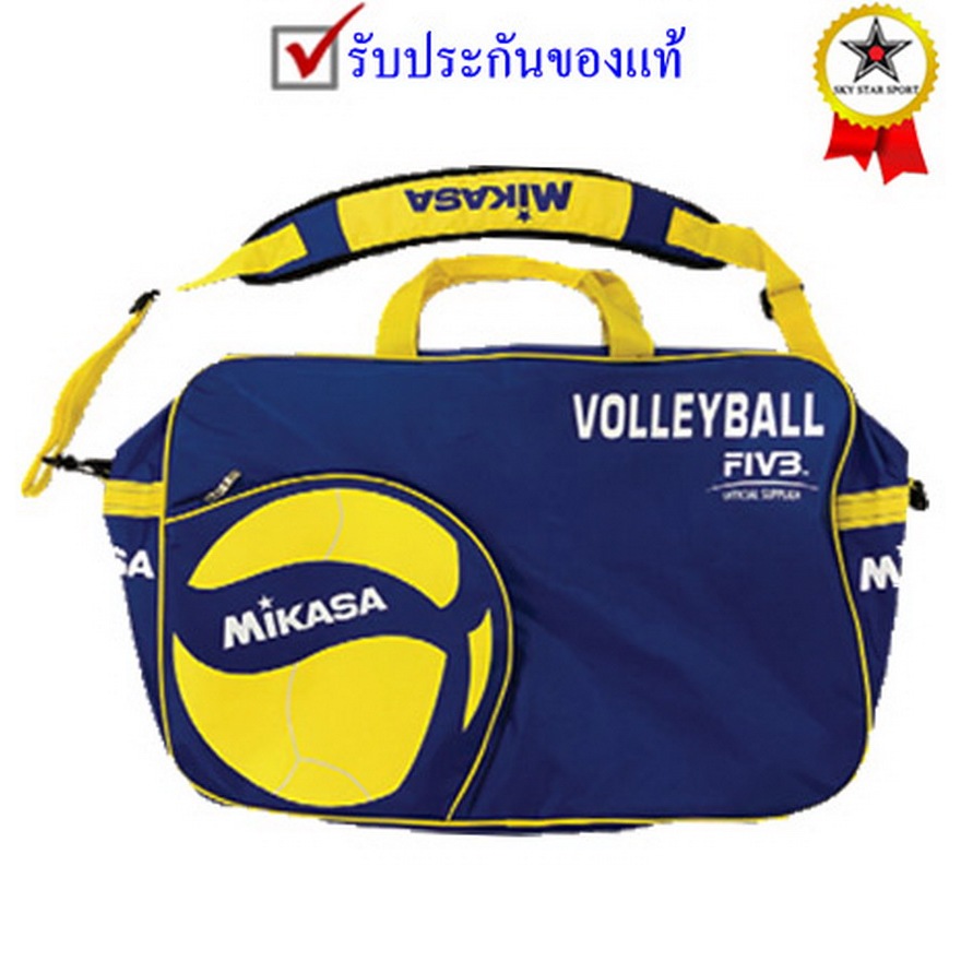 กระเป๋าใส่ ลูกวอลเลย์บอล มิกาซ่า รุ่น ac-bg260w-bl (bl บรรจุ 6 ลูก) k+n 53 y