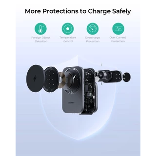 AUKEY แท่นชาร์จไร้สาย Qi2.2 25W 3 in 1 MagFusion Z Plus Foldable Wireless Charger Station LC-MC312P