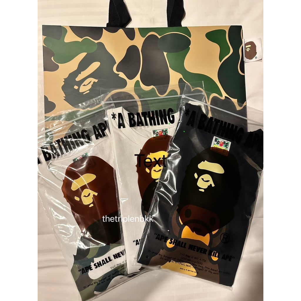 BAPE Tee-Shirt  ของแท้จาก Shop Bape ญี่ปุ่น🇯🇵💯