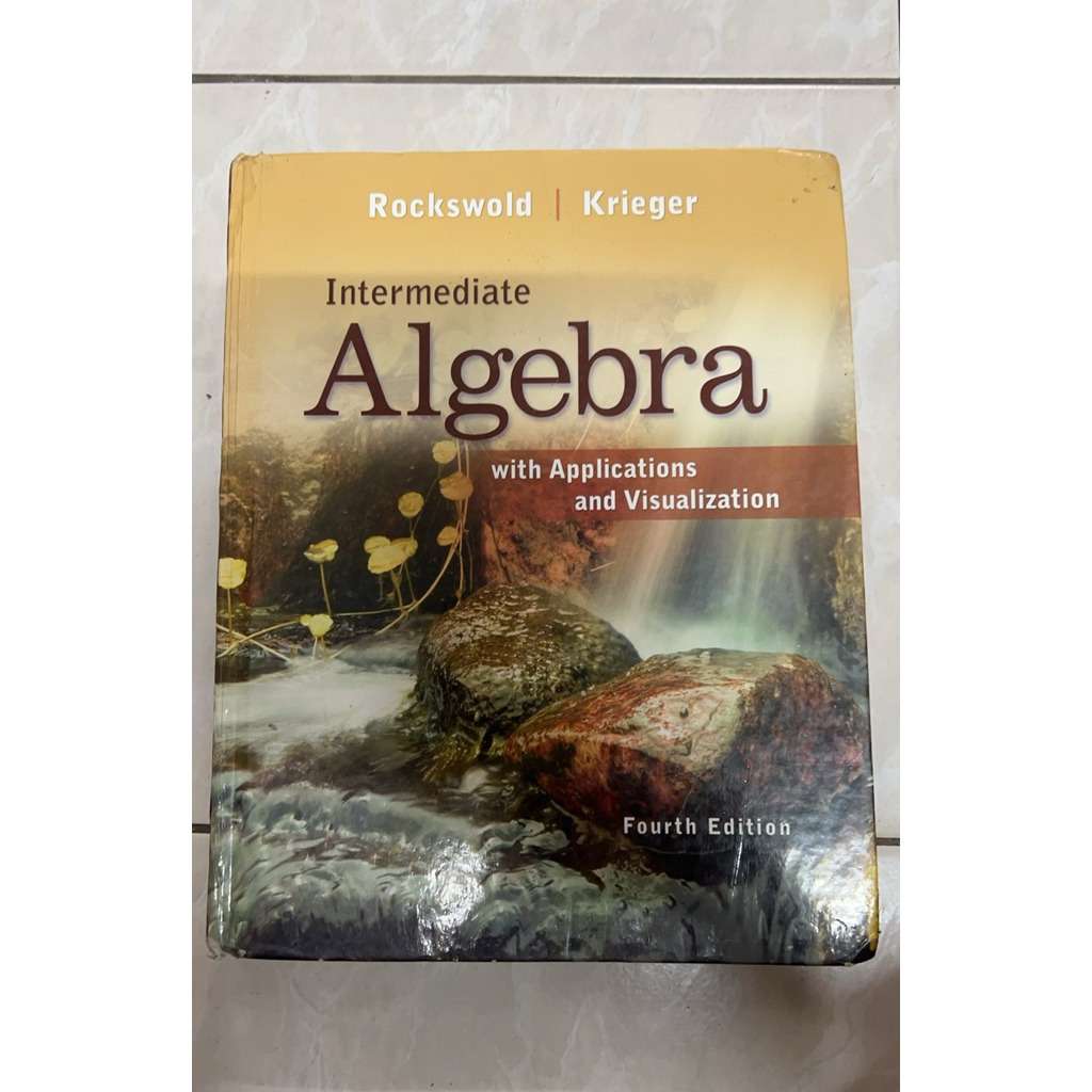 intermediate algebra มือสอง