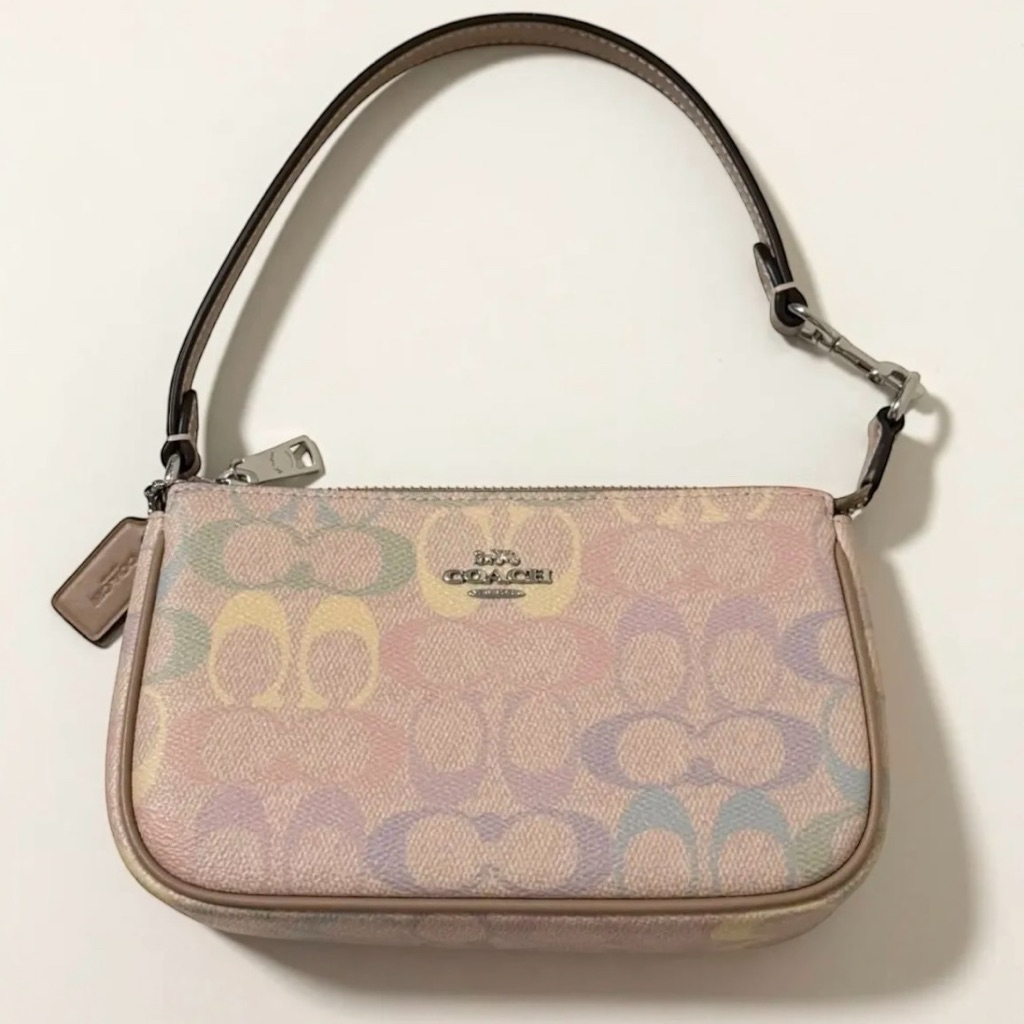 COACH Nolita 19 In Blocked Signature Canvas CA3308,CA3444,CE698
