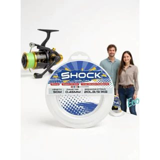 สายช็อคลีด Pioneer รุ่น SHOCK LEADER LINE สีใส ทนแรงกระชาก