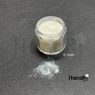【พร้อมส่งจากไทย】✨กลิตเตอร์สีขาวโฮโลแกรมขนาด10g ทรงหกเหลี่ยมหลายขนาด Mix Size สำหรับงานเล็บและงานเรซิ่นใช้งานเรซิ่นได้