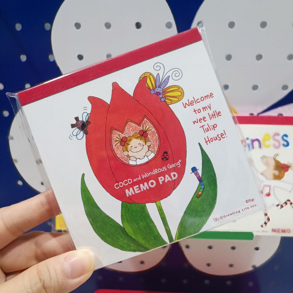 สมุดฉีกญี่ปุ่นลาย "COCO and Wondrous Gang" น่ารักๆ ลิขสิทธิ์แท้ MADE IN JAPAN (#C4)