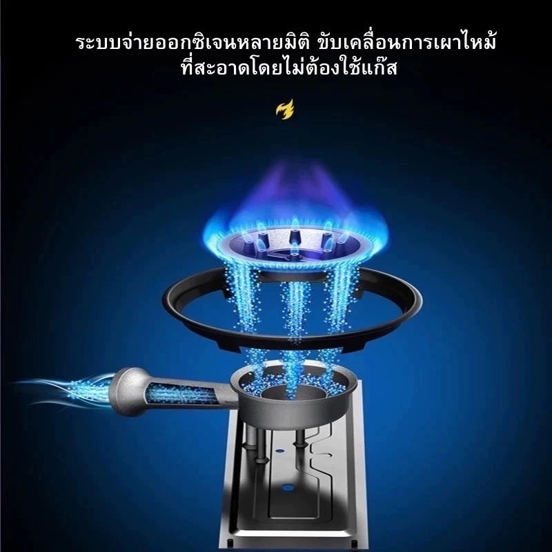 (พร้อมส่งจากไทย) เตาแก๊สกระป๋องพกพา 2400W เตาแคมป์ปิ้ง แรงดันสูง ปรับเปลวไฟได้ พร้อมกระเป๋า thumbnail 6