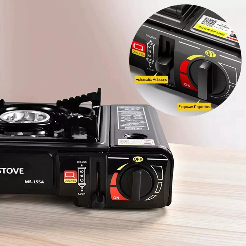 (พร้อมส่งจากไทย) เตาแก๊สกระป๋องพกพา 2400W เตาแคมป์ปิ้ง แรงดันสูง ปรับเปลวไฟได้ พร้อมกระเป๋า thumbnail 9