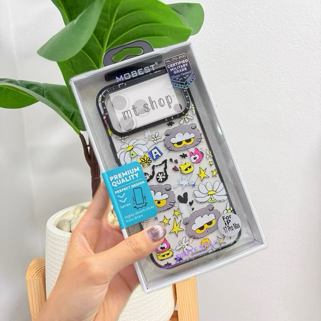 💥Mobest Caseลายการ์ตูนZOA มีแม่เหล็กชาร์จ สำหรับรุ่น iP 17promax