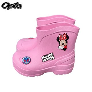 OPTA Boots Minnie Mouse อ๊อฟต้าบูท มินนี่เม้าส์ รองเท้าบูทเด็กผู้หญิง พร้อมจัดส่งทุกวัน