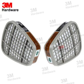 3M 6001 ตลับกรอง ของแท้ ตลับกรองป้องกันไอระเหยสารเคมี สี ทินเนอร์ ยาฆ่าแมลง กรองน้ำมัน 6001CN