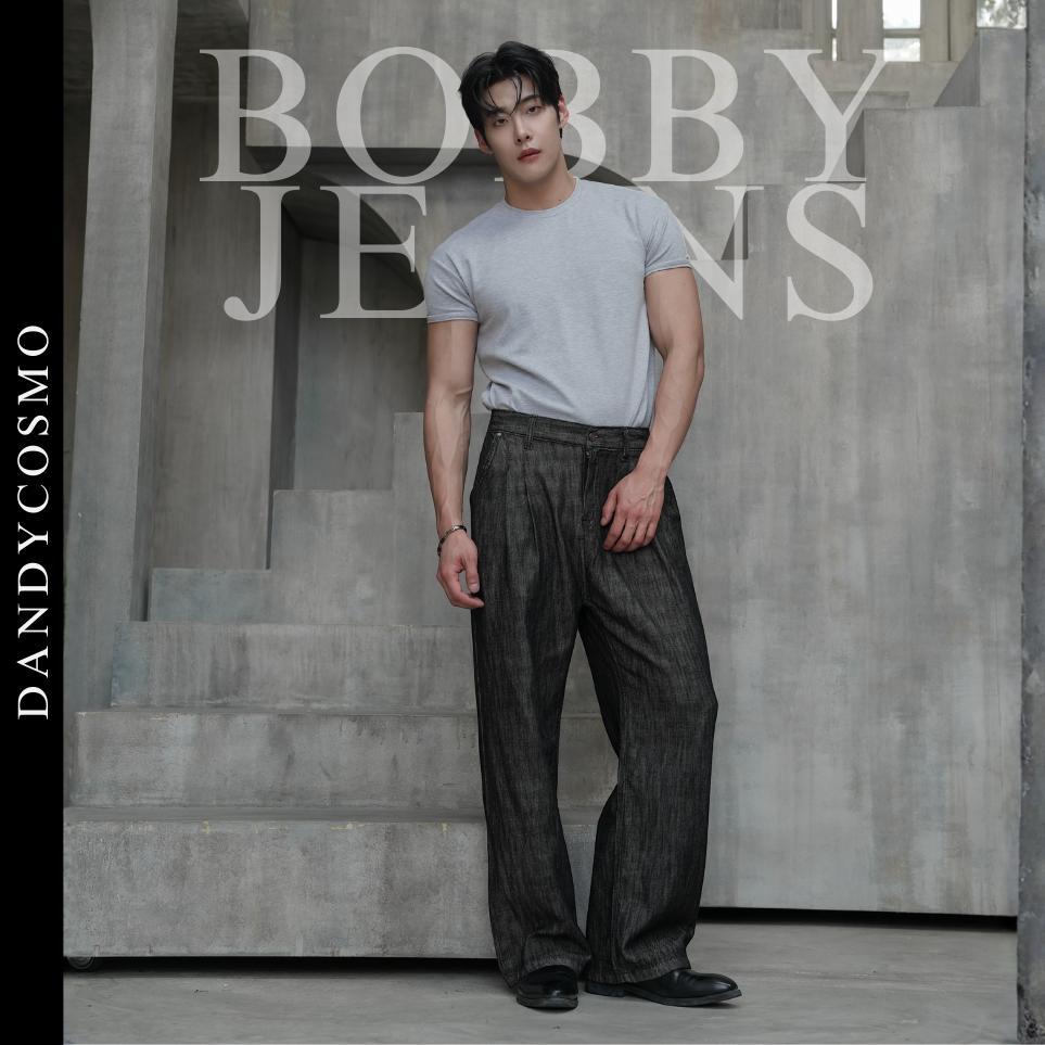 DANDY COSMO |กางเกงยีนส์ BOBBY Linen Wide-Leg Pant