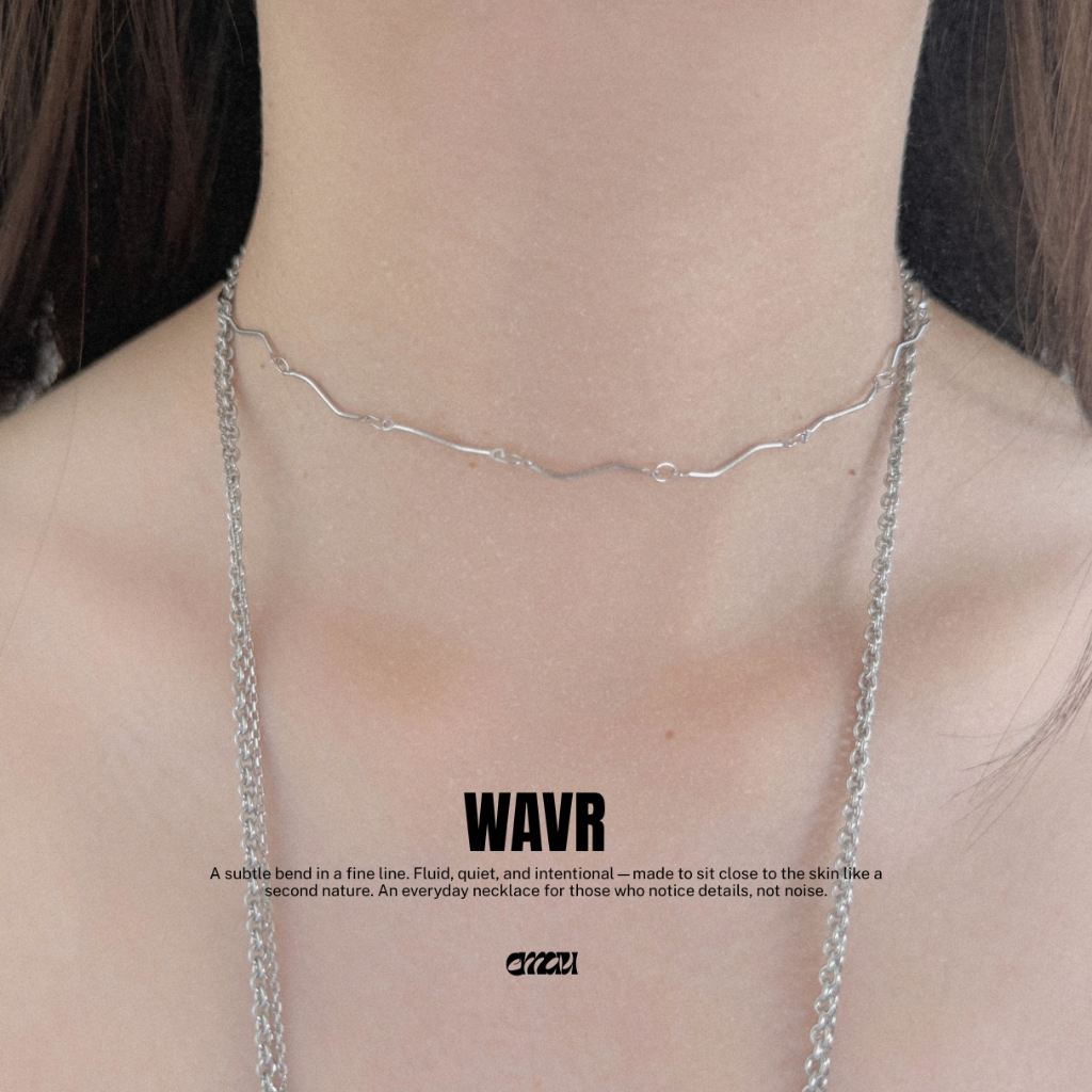 EMAU- WAVR สร้อยคลื่นสแตนเลส กำไลคลื่นสแตนเลส เครื่องประดับ
