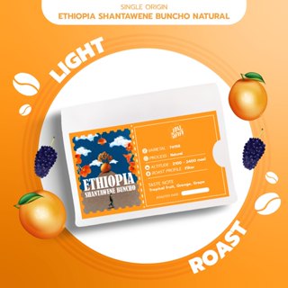 เมล็ดกาแฟคั่วอ่อน Ethiopia Shantawene Buncho Natural process…