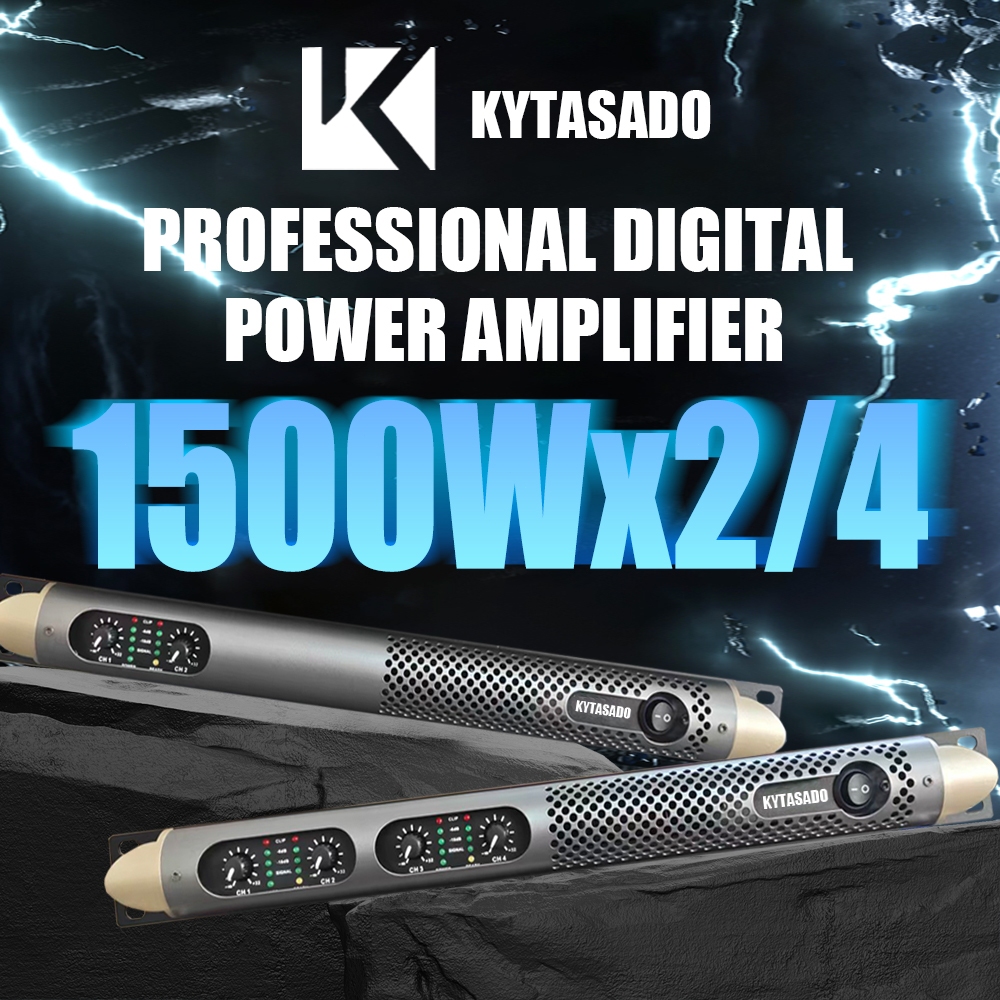 เครื่องขยายเสียงระดับมืออาชีพ M350 มีกำลังขับสูงสุด 1500 วัตต์ที่ 8 โอห์มและ 2/4 แชนแนล และมีวงจรขยายเสียงแบบ Class D