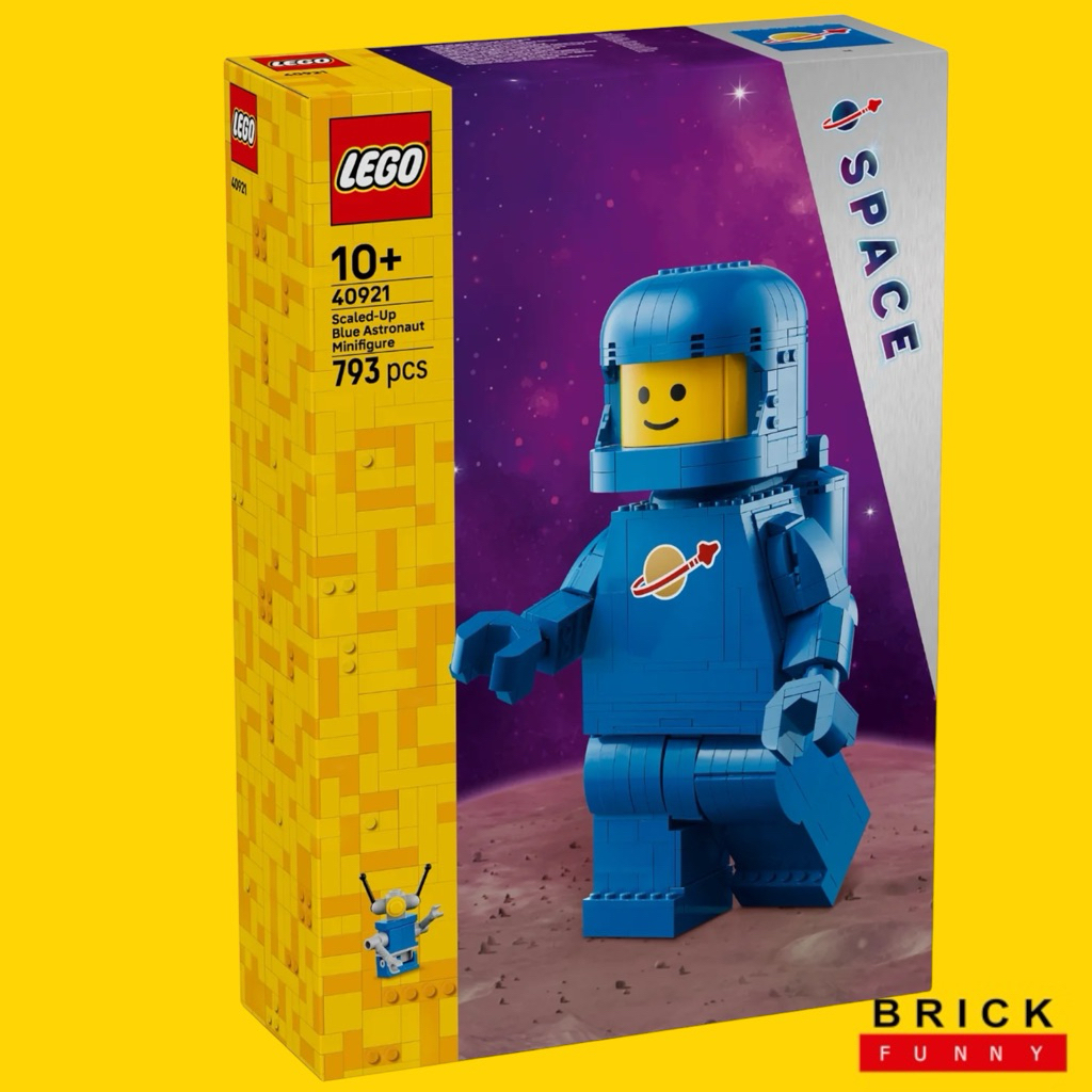 Lego Minifigures 40921 Up-Scaled Blue Astronaut Minifigure สินค้ากล่องสวย ของแท้ 100%