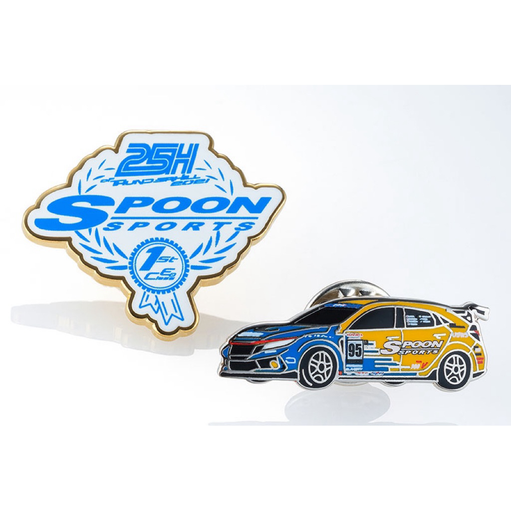 Spoon FK8 Thunderhill 25hrs edition เข็มกลัดที่ระลึก