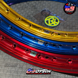 ล้อ ZBK ของแท้ ทรงรางน้ำ สีล้วน ขอบ17 ขนาด 1.2 ยกคู่