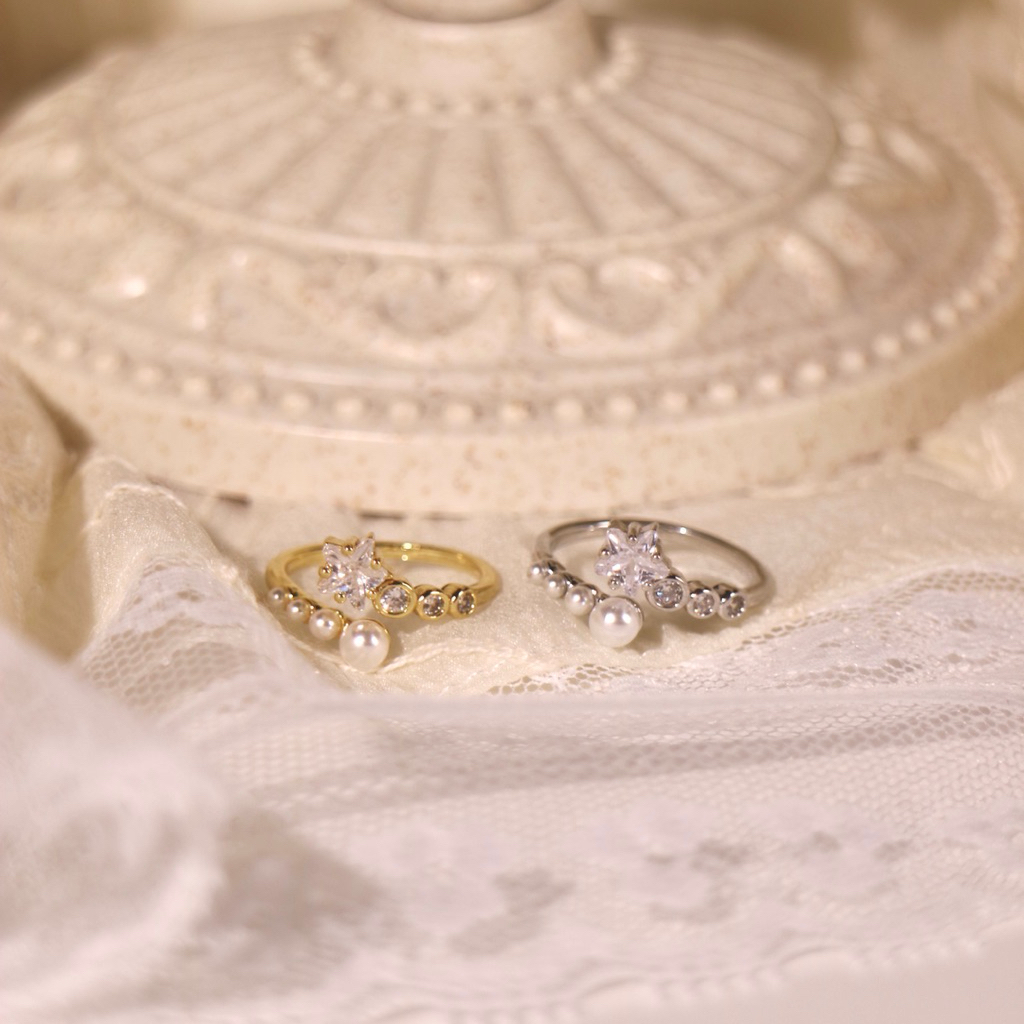Socrush.bkk | SUMMER STAR ring | SR-062 | แหวน ดาว มุก