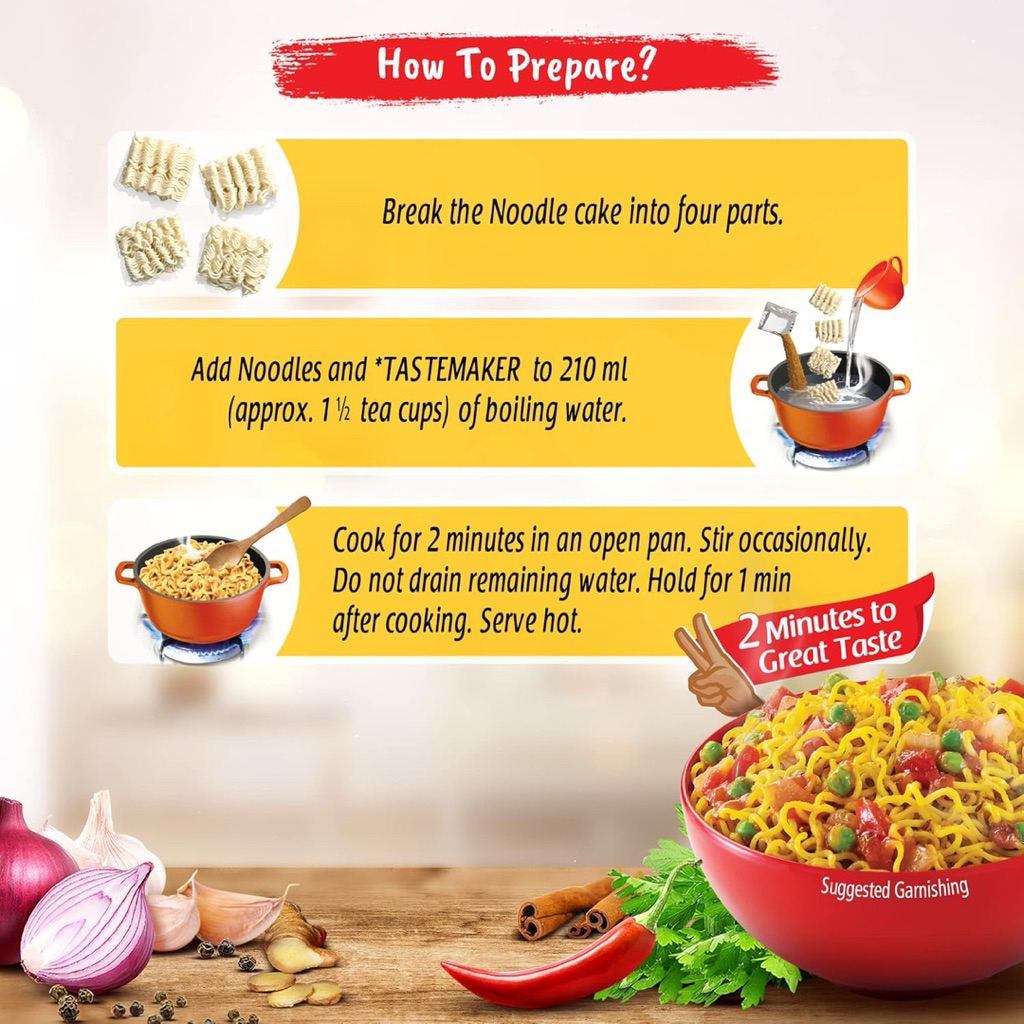 Maggi Syiok Instant Noodles ขนาด 5x77gบะหมี่กึ่งสำเร็จรูประดับพรีเมียมจาก Nestlé ราคา ถูกที่สุด ดีลบีเคเค แกลเลอรีภาพที่ 3