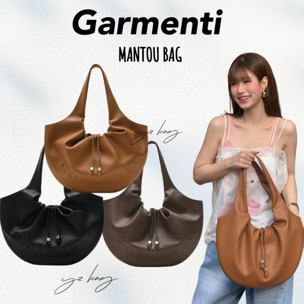 🚗พร้อมจัดส่ง แท้💯GARMENTI - MANTOU BAG กระเป๋าสะพายเดี่ยว กระเป๋า