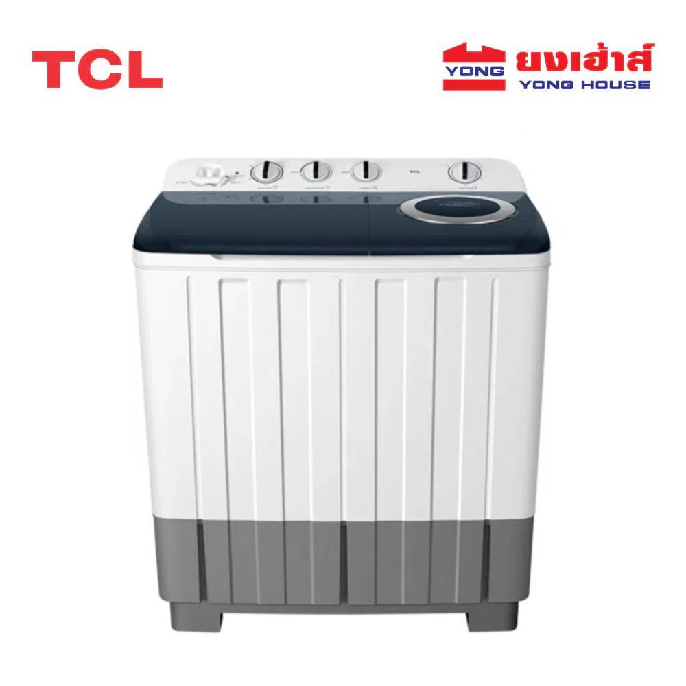 TCL เครื่องซักผ้า 2 ถัง Twin Tub ขนาด 14 KG. รุ่น WT149FTTG Washing Machine ระบบ Air Dry