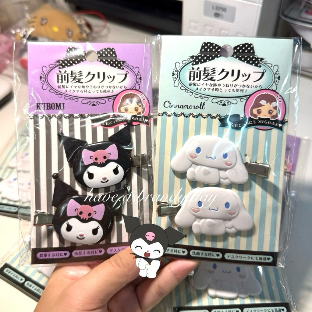 กิ๊บซานริโอ้ Sanrio ของแท้ หิ้วจากช็อปญี่ปุ่น (Kuromi/Cinnamoroll)