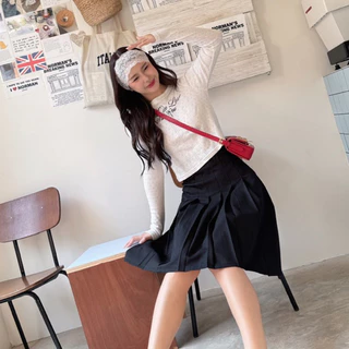 !NEW EMMA LONG PLEATED SKIRT! รุ่นใหม่ กระโปรงยาวจีบพลีทสุดคิ้ว* (รบกวนอ่านรายละเอียดก่อนสั่งซื้อ)